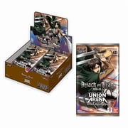 BANDAI HOBBY Union Arena Attack on Titan Booster Display Trading Card Game 16 Packs