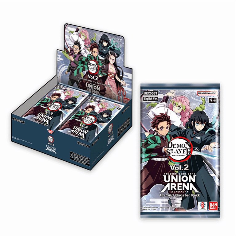 未開封ボックス　UNION ARENA 転スラ　Vol.2 Union Arena, Demon Slayer Vol.2 Booster Box, 12 Cards, Rarity