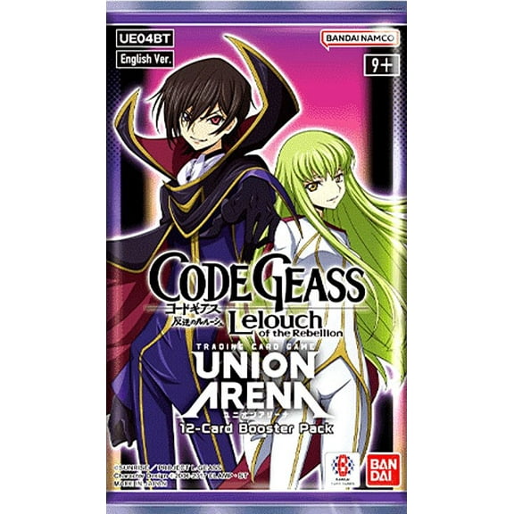 Union Arena TCG Code Geass: Lelouch of the Rebellion Booster Pack (12 Cards)