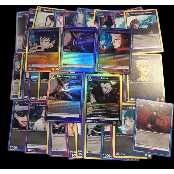 Union Arena TCG JJK Jujutsu Kaisen LOT of 40 Random Common / Uncommons & 5 Rares