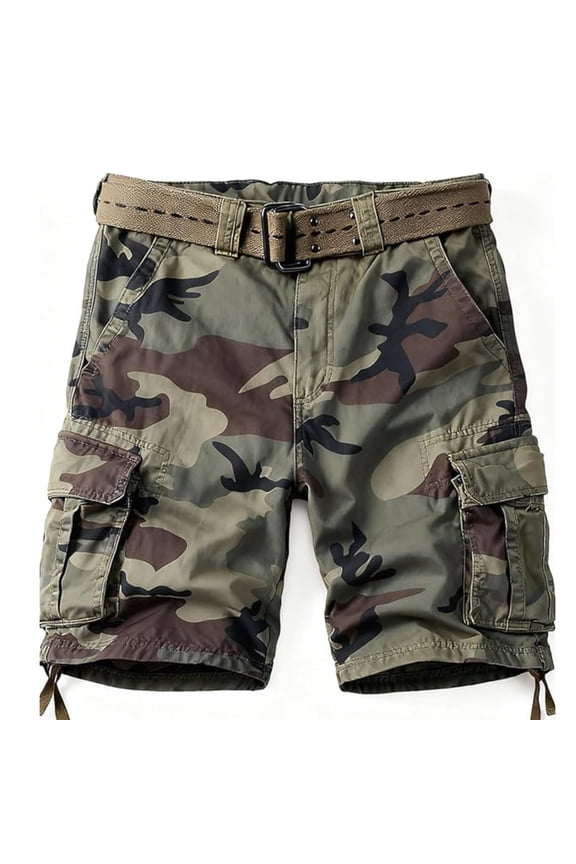 Union Bay Mens Camo Cargo Shorts, Cotton Casual Outdoor Work Shorts, Size 28