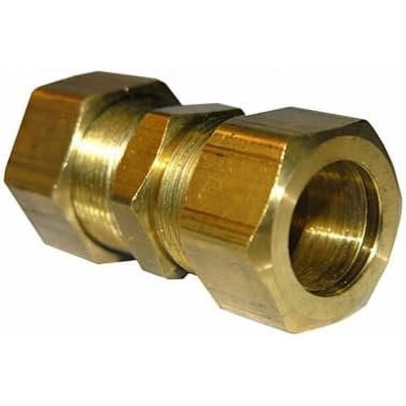 Larsen Compression Union Brass Fitting - 3/8 In  Residential Use, Standard Application