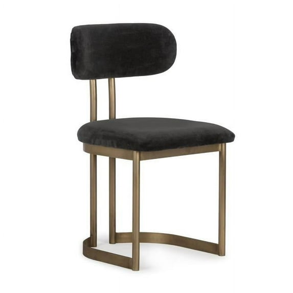Union Home DIN00082 33 in. Shay Granite Chair, Antique Brass