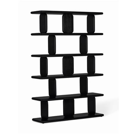 Union Home LVR00354 Laurel Shelving, Charcoal Oil Finish