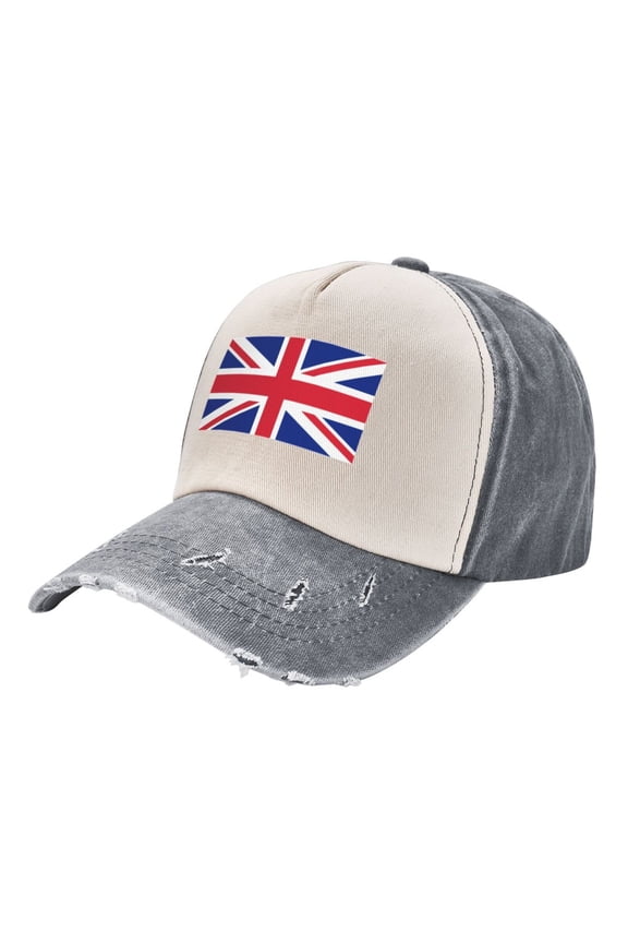 Union Jack All Uk Flag Distressed Baseball Cap Dad Hats for Men Women Vintage Trucker Hat Low Profile Ball Caps