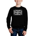 thumbnail image 1 of Union Jack - Boy's Word Art Crewneck Sweatshirt, 1 of 3