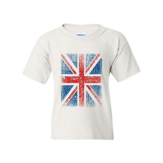 Union Jack British Flag Fashion People United Kingdom Flag Unisex Youth Kids T-Shirt Tee