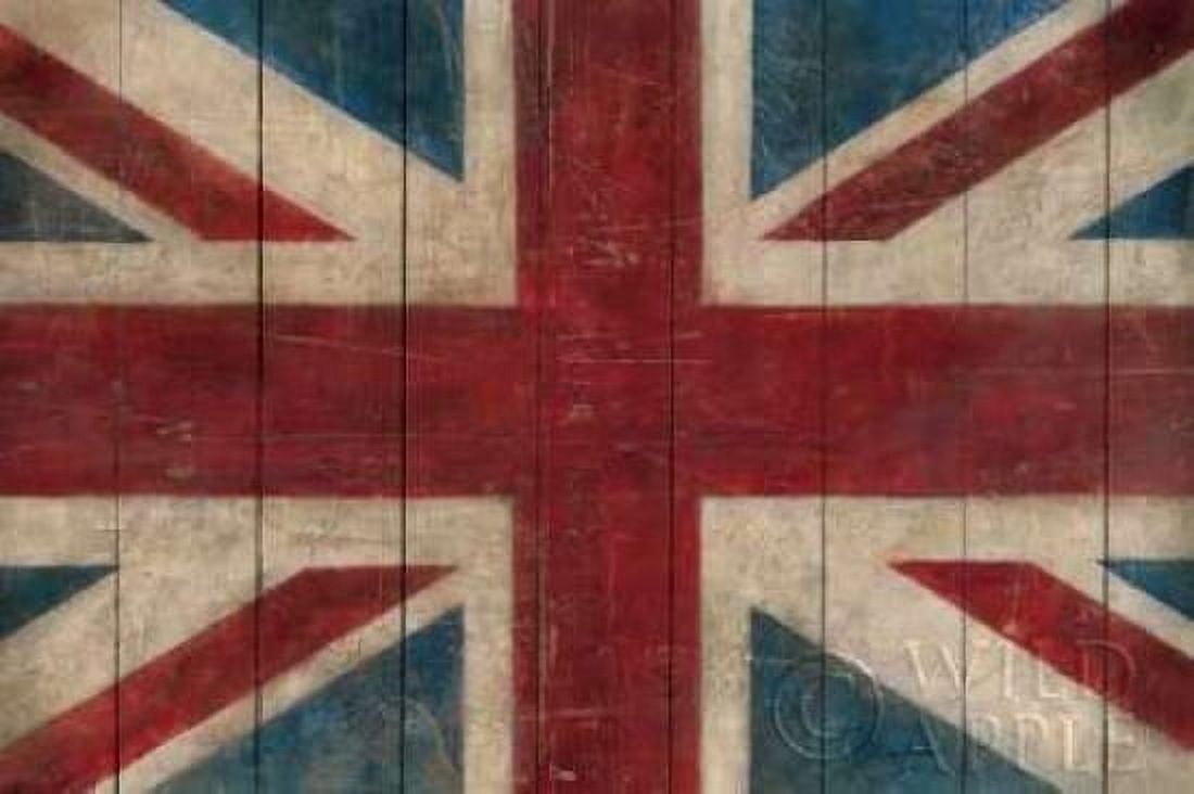 Union Jack Canvas Art - Avery Tillmon (24 x 36)