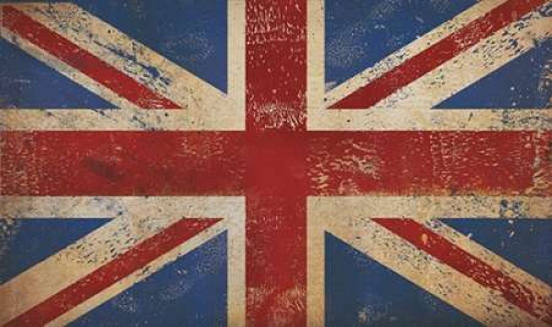 Union Jack Canvas Art - Ryan Fowler (24 x 36)