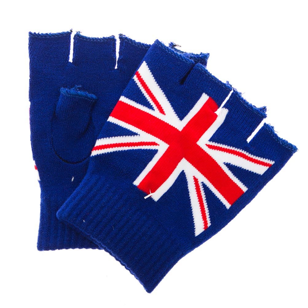 Union Jack Fingerless Gloves