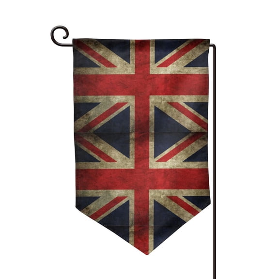 Union Jack Flag Garden Flag Vertical Double Sided Yard Outdoor Decoration 12.5 x 18 Inch Sharp Corner