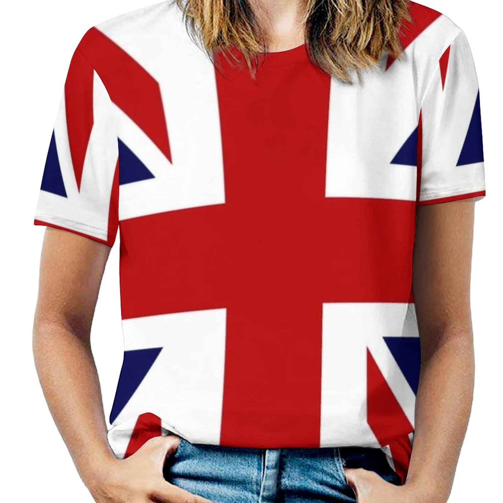 British Flag Union Jack Fluttering In The Wind, Union Jack Flag