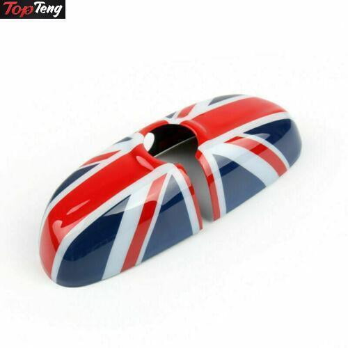 Union Jack Flag Rear View Mirror Cover Housing Fits 14~18 BMW MINI Cooper F56/55