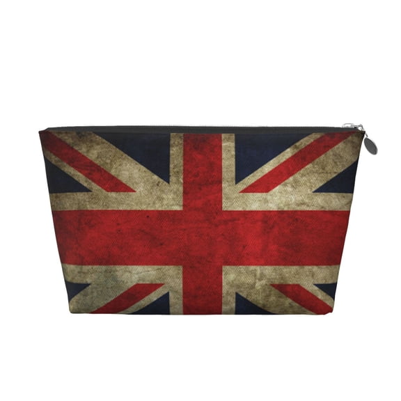 Union Jack Flag Small Purse Organizer Zipper Cosmetic Handbag Tote Pouch For Women