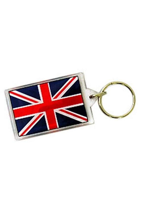 Union Jack Key Chain, Keychain Fob Ring from London, England
