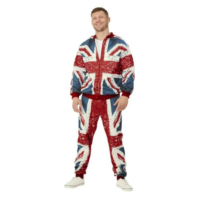 Union Jack Leisure Suit Adult Blue Union Jack Leisure Suit Adult Blue
