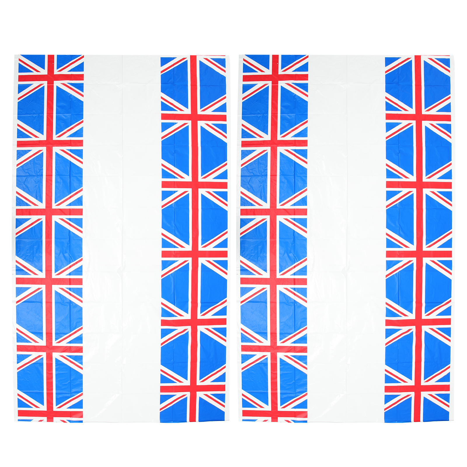Union Jack Tablecloth 4 Pcs Desk Protective Covers Pull The Flag Simple