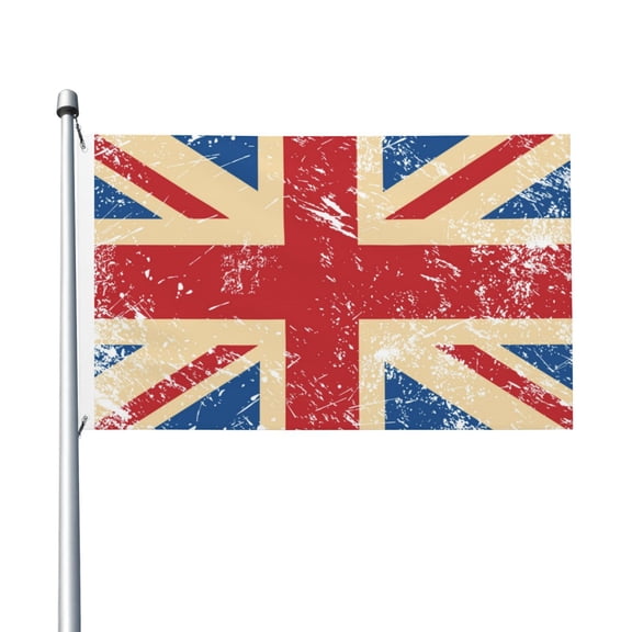 Union Jack Uk Flag Retro Flag 3X5 Ft Garden Yard House Flags Banner Sign Outdoor Indoor Party Home Garden Decoration