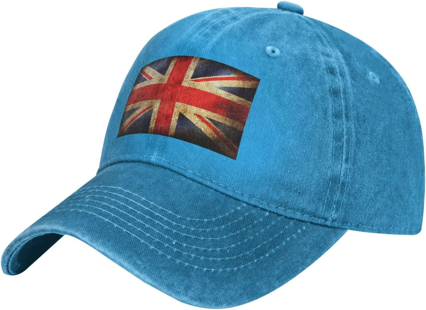 Union Jack Vintage Wash Denim Baseball Cap