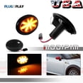 thumbnail image 1 of Union Jack amber LED front marker light suitable for Mini Cooper R55 R56 R57 R58 R59-, 1 of 3