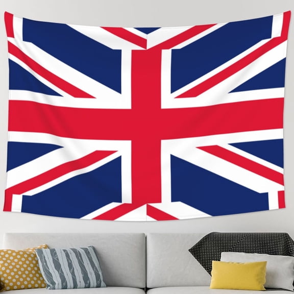 Union Jacks Flag Tapestry Bedroom Living Room Tapestry Room Decorative Aesthetic Tapestries (90 In * 60 In)