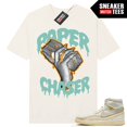 Union LA x BBS 1s Shirts to match Sneaker Match Tees Sail "Paper Chaser