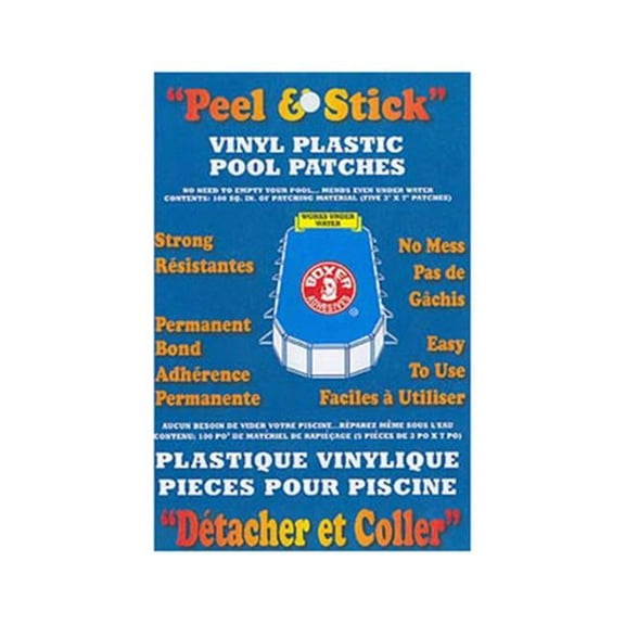 BOXER #10 VINYL PLASTIC POOL PATCHES