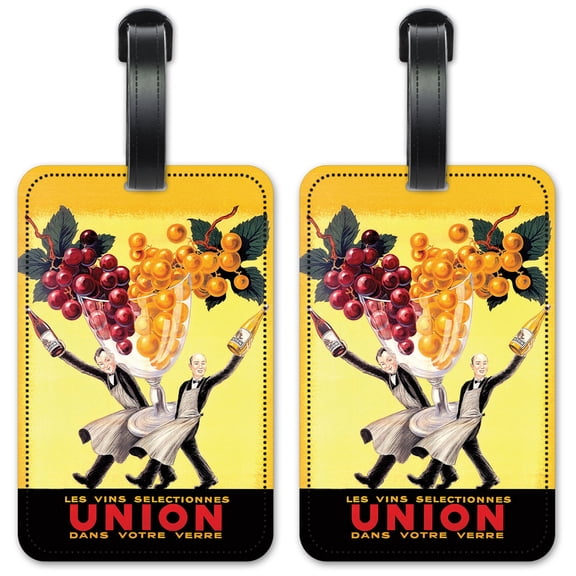 Union - Luggage ID Tags / Suitcase Identification Cards - Set of 2