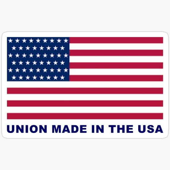 Union - Made In The Usa Sticker Phone Decal Water Bottle Stickers Car ...