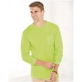 thumbnail image 1 of Union-Made Long Sleeve T-Shirt with a Pocket, Black - Medium, 1 of 1