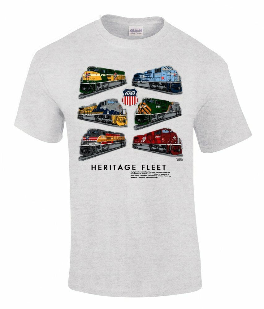 Union Pacific Heritage Fleet Trains Railroad TShirt Tee Shirt [12