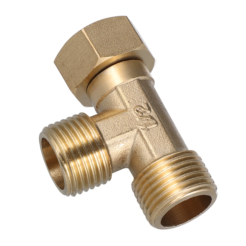 Union Plumbing Accessories Tee Fitting Brass Fittings Toilet Tee Connector Tee Pipe Fitting Brass T-pipe Attachment