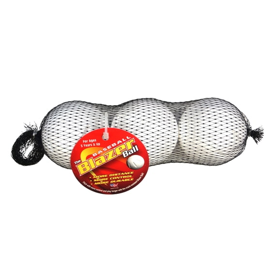 Union Products Blazer Ball 2.80-Inch Training Balls for Ages 5 Years and Up, White, 2 Pack