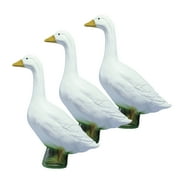 Union Products Wild Goose Outdoor Lawn and Garden Statue, 23 Tall Figurine, 3 Pack