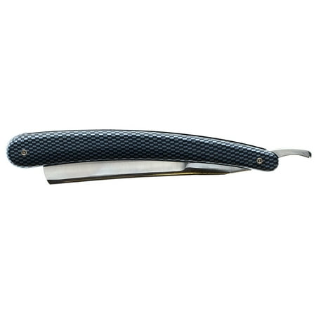 Union Razors DR4 Carbon Fiber Handle Straight Edge Shaving Razor