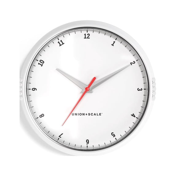Union & Scale Essentials Wall Clock Plastic 9.5 (UN58043)