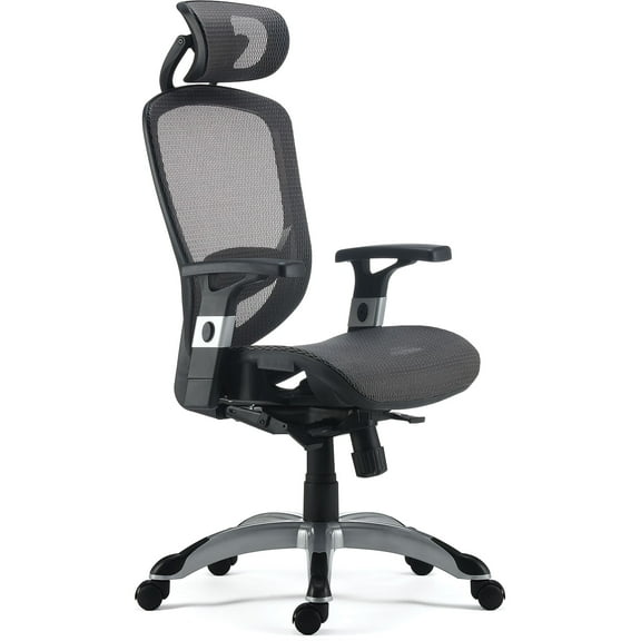 Staples Union & Scale FlexFit Hyken Mesh Task Chair Charcoal Gray 2/Pack UN59464V-CCVS