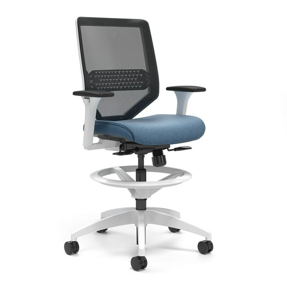 Union & Scale Lewis Fabric Task Chair Carolina (UN55659-CC)