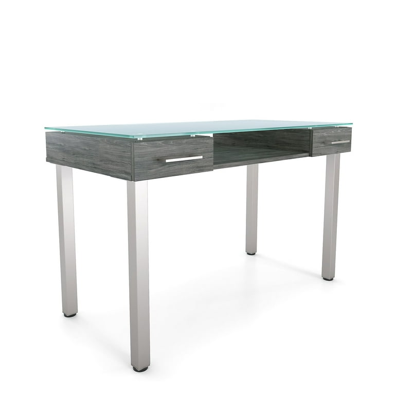 Prestige Glass Writing Desk, 47.1 Prestige Glass Writing Desk, 47.1