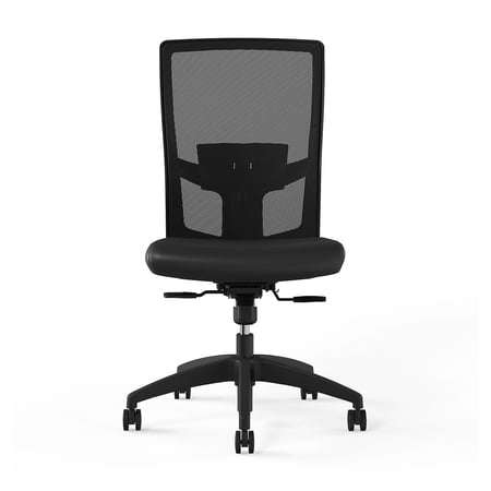 Union & Scale Workplace2.0 500 Series Armless Vinyl Task Chair Black 52266)