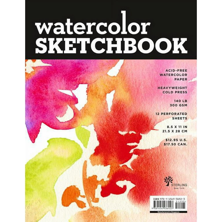 Sketchbook (Basic Medium Spiral Fliptop Landscape Black) by Union