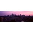 thumbnail image 1 of Union Station at sunset with city skyline in background, Kansas City, Missouri, USA Poster Print (18 x 6), 1 of 1