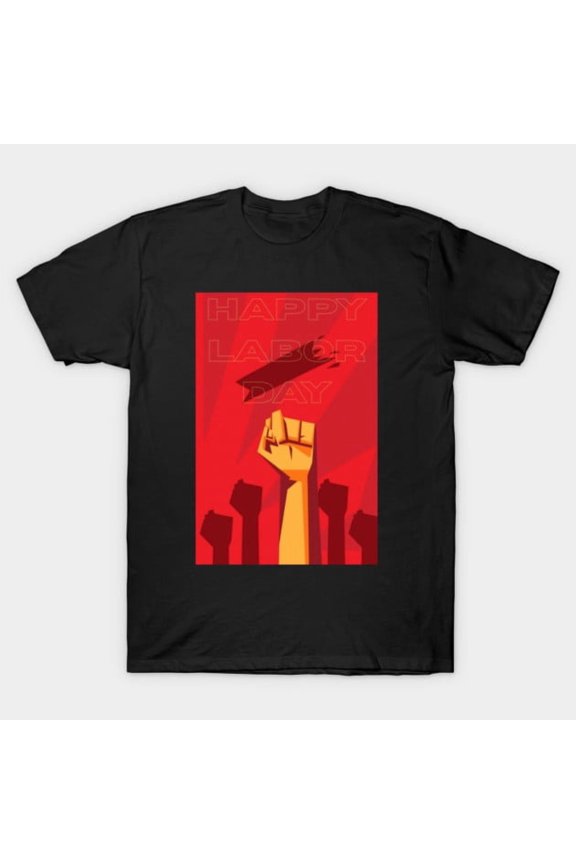 Union Strong Labor Day USA Flag Holiday Celebrate American Workers Proud Unisex T-Shirt