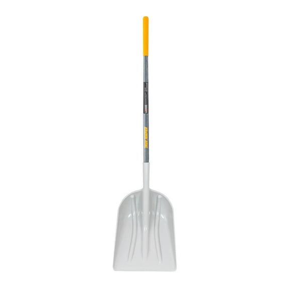 Union Tools #12 Poly Grain Scoop W/Cushion Grip On Hardwood Handle