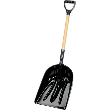 Union Tools 1681500 Poly Snow Scoop, 14"W x 17-3/4"L Polyethylene Blade