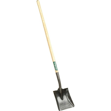 UnionTools Long-Handle Square-Point Shovel, 9-1/2" Width Blade