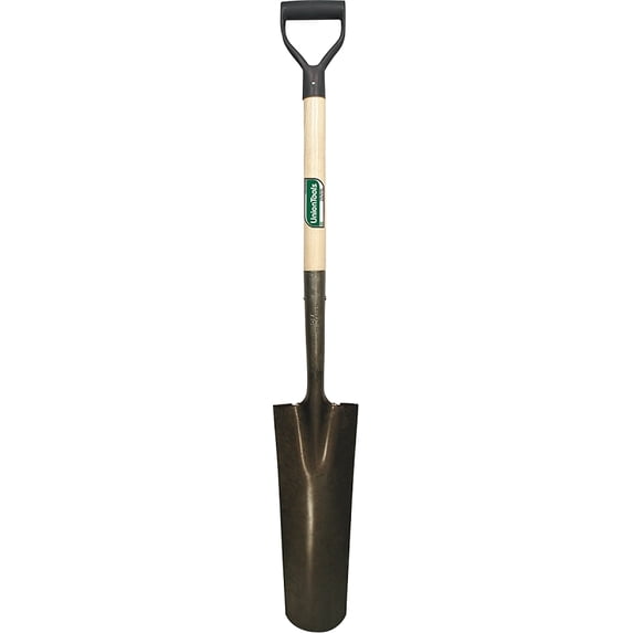 Union Tools 47108 Round Point Drain Spade, 4.75" X 16"