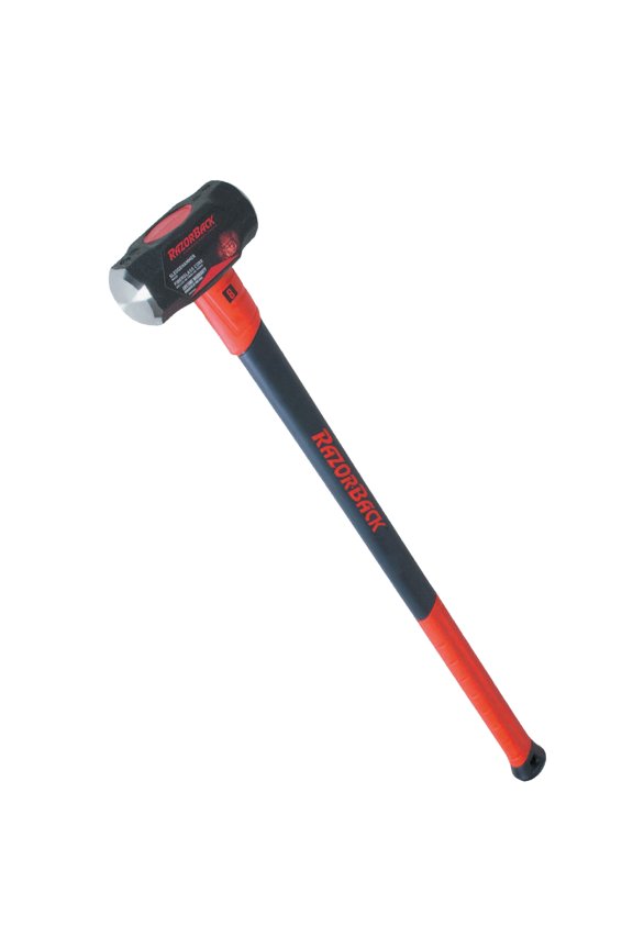 Union Tools Razor-Back Sledge Hammers, 8 lb, 34 1/4 in Fiberglass Handle