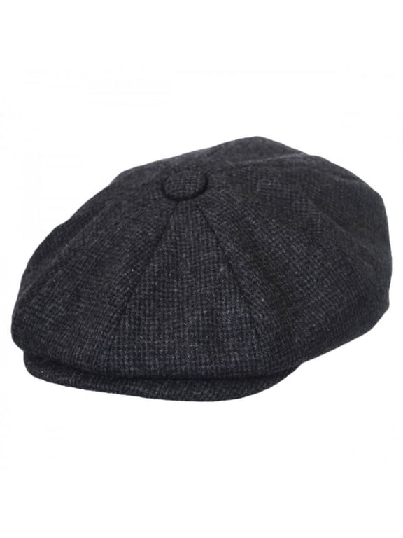 Union Wool Blend Newsboy Cap - XXL - Charcoal