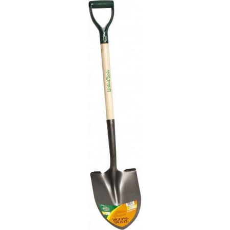 UnionTools 11-1/2" High x 8-5/8" Wide Round Steel Shovel